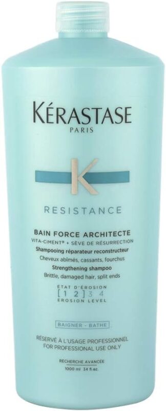 KERASTASE Resistance Bain Force Architecte Shampoo, 34 Fluid Ounce, Multicolor, reg (ABC148)
