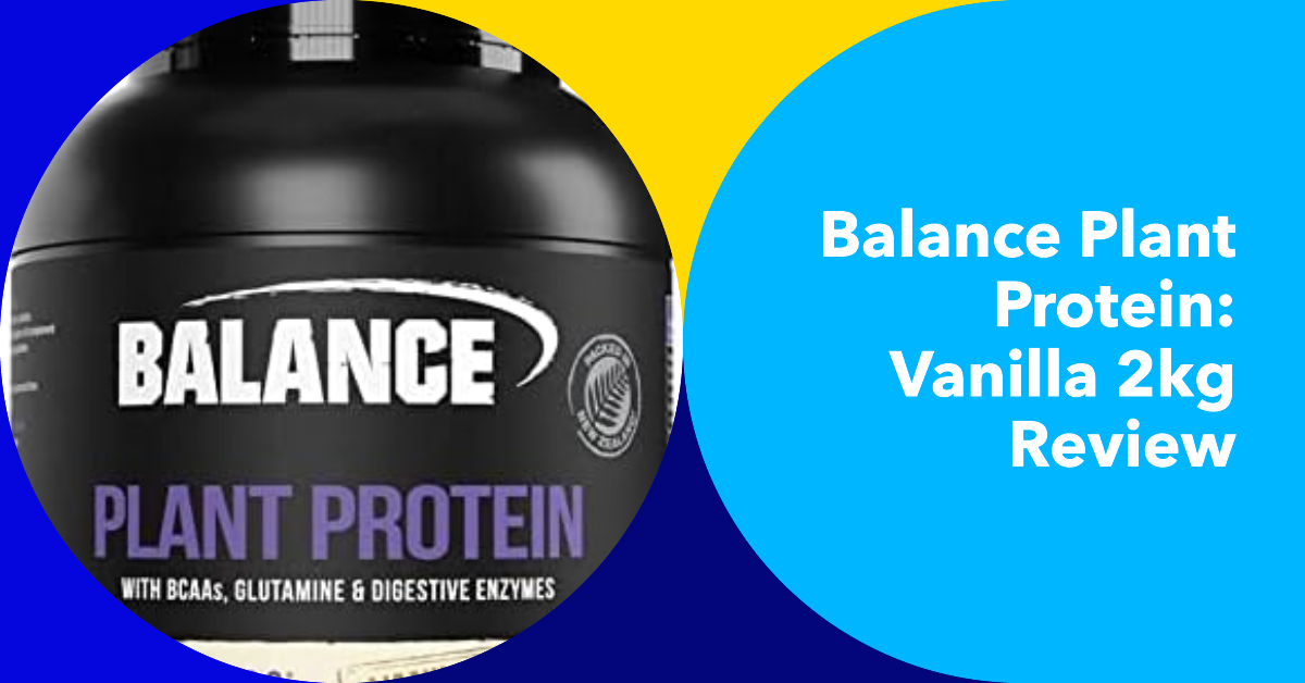 Balance Plant Protein: Vanilla 2kg