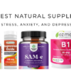 The 6 Best Natural Supplements For Stress-Anxiety and Depression