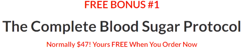 Blood Sugar Blaster Free Bonuses