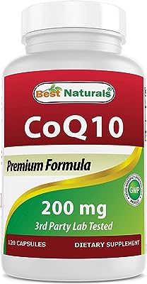 Sponsored Ad – Best Naturals Best Naturals Coq10 Coenzyme Q10 200 Mg Capsule, 120Count