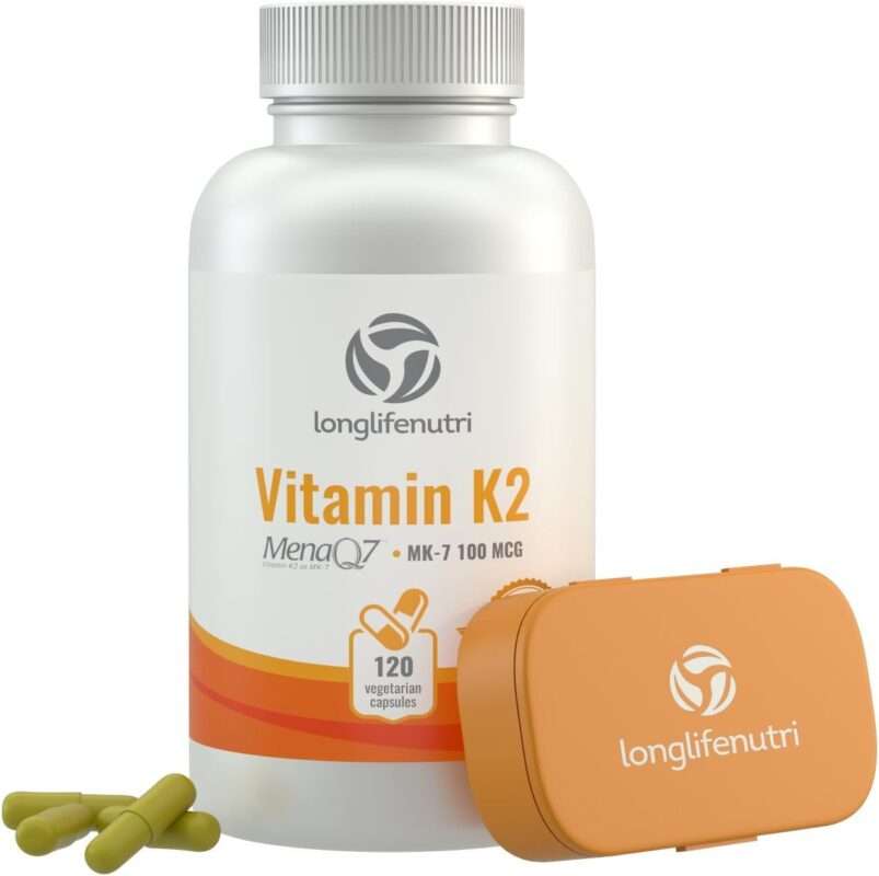 Vitamin K2 MK7 100 Mcg with MenaQ7