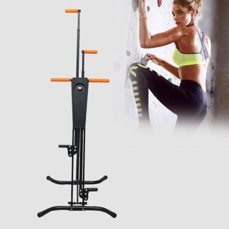 Vertical Climbing Machine Stepper Home Workout Fitness Machine Sport Exercise Gym Adjustable Height Folding
