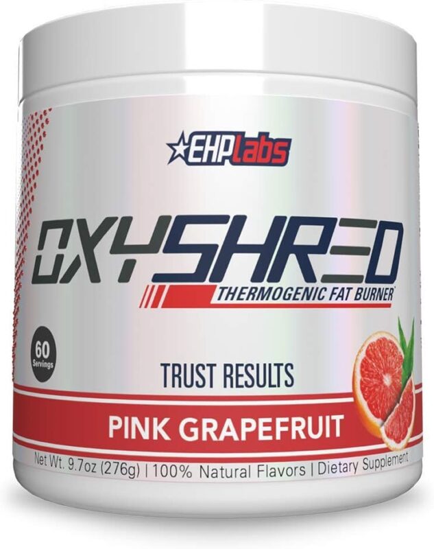 EHPlabs OxyShred Thermogenic Shredding Supplement - Clinically Proven, Promotes Shredding, Energy Booster, Pre Workout, Mood Booster - Pink Grapefruit, 60...
