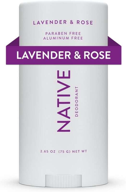 Native Deodorant - made without Aluminum & Parabens - Lavender & Rose
