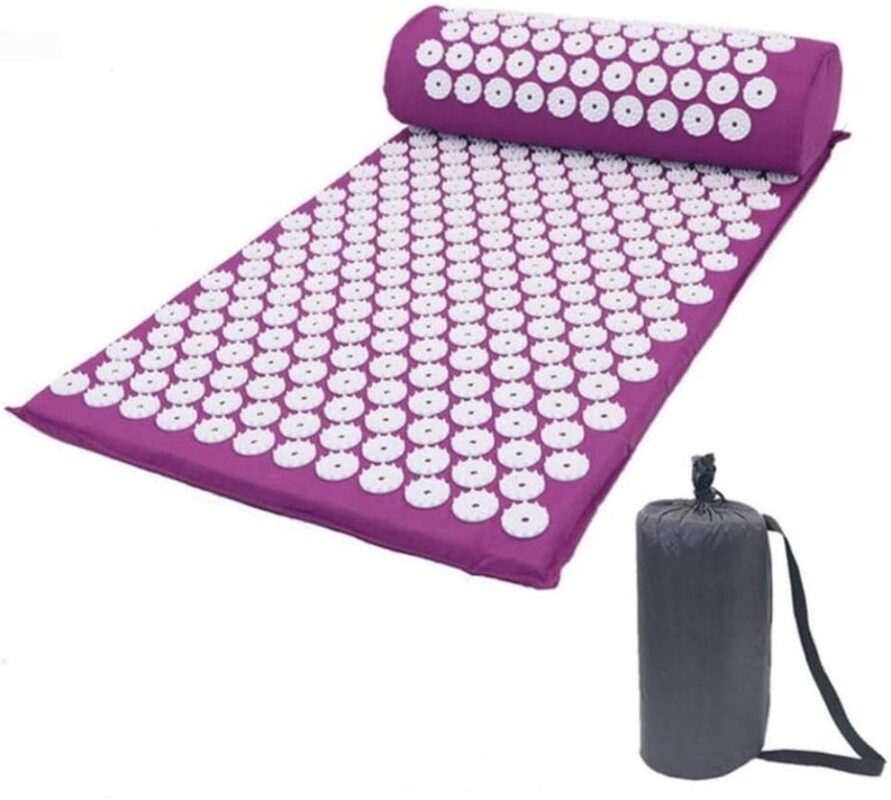 Verpeak Acupressure Mat, Acupuncture Mat, Shakti Mat, Accupressure Mat, Acupressure Mat for Back (Purple)
