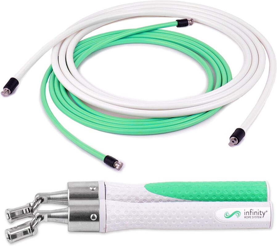 Crossrope Jump Rope Get Lean Set - Speed Rope + Strength Rope - Improve Fitness and Lose Weight in a Fun Workout - Meet Your Weight Loss Goals with a Gym...
