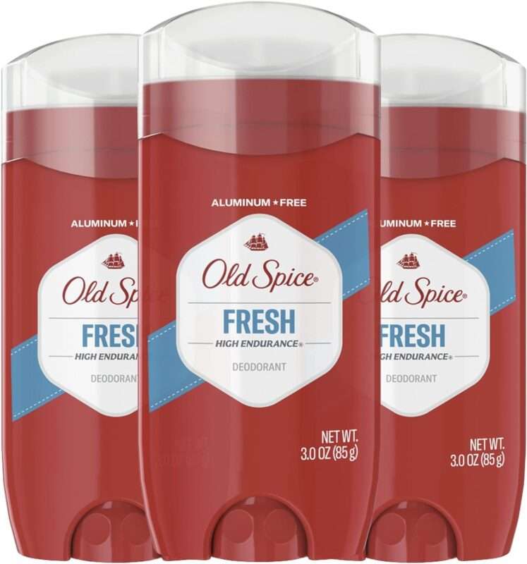 Old Spice High Endurance Deodorant for Men, Long Lasting, Fresh Scent - 3 Oz (Pack of 3)
