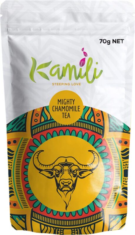 Kamili Mighty Chamomile Tea 70g, Herbal Tea, Loose Leaf Herbal Tea, 100% Organically Grown
