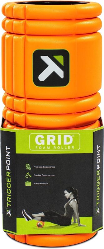 TriggerPoint GRID Foam Roller With Free Online Instructional Videos, Original (13-inch), Orange
